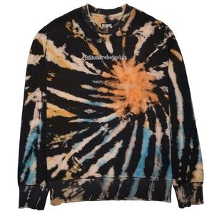 BILLIONAIRE BOYS CLUB MEN WORLDWIND CREWNECK SWEATER (BLACK / WHITE / DYE)